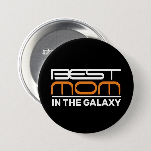 Beste MAMA im Galaxy-Button Button (Vorne & Hinten)