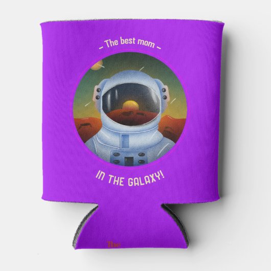 Beste Mama im Galaxy Getränkekühler Dosenkühler (Vorderseite)