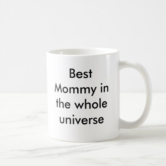 Beste Mama im Ganzen Universum Kaffeetasse (Rechts)