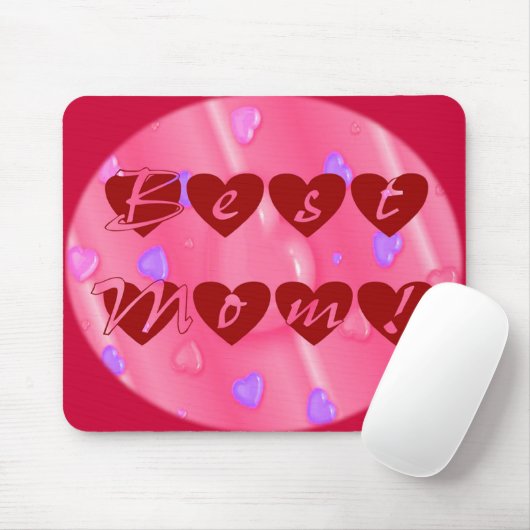 Beste Mama im Herzen Mousepad (Mit Mouse)