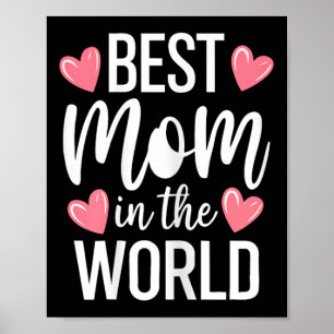 Beste Mama im Shirt Frauen Beste Mama je Poster