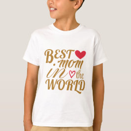 Beste Mama im T - Shirt der Welt - Geschenk für Mu