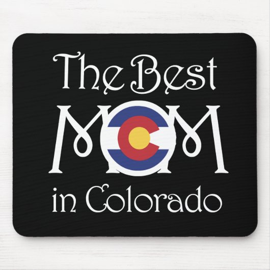 Beste Mama in Colorado Mousepad (Vorne)