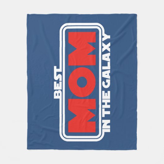 Beste Mama in der Galaxie Fleecedecke (Vorderseite)