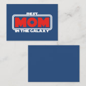 Beste Mama in der Galaxie Mitteilungskarte (Vorne/Hinten)