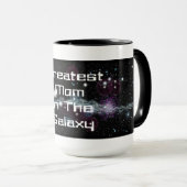 Beste Mama in der Galaxie-Tasse Tasse (VorderseiteRechts)