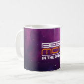 Beste MAMA in der Galaxy-Tasse Kaffeetasse (Vorderseite Links)