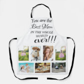 Beste Mama in der gesamten Welt - Fotocollage-Schü Schürze (Vorderseite)