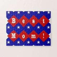 Beste Mama in der patentierten Diamantform