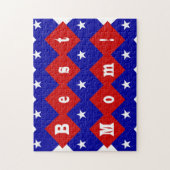 Beste Mama in der patentierten Diamantform Puzzle (Vertikal)