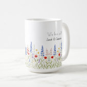 Beste Mama in der Tasse mit farbenfroher Wildblume (VorderseiteRechts)