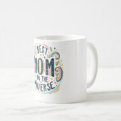 Beste Mama in der Universum-Tasse Kaffeetasse (VorderseiteRechts)