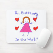 Beste Mama in der Welt Mousepad (Mit Mouse)
