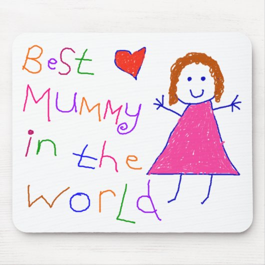 Beste Mama in der Welt Mousepad (Vorne)