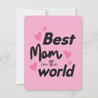 Beste Mama in der Welt: Müttertagssammlung 4 Feiertagskarte