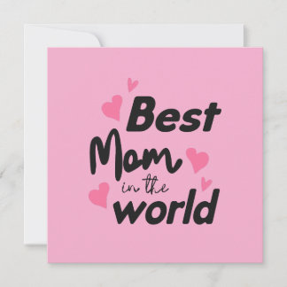 Beste Mama in der Welt: Müttertagssammlung 4 Feiertagskarte