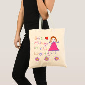Beste Mama in der Welt Tragetasche (Vorderseite (Produkt))