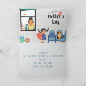 BESTE MAMA IN DER WELTMUTTER-TAGESKARTE DANKESKARTE (Innenseite)