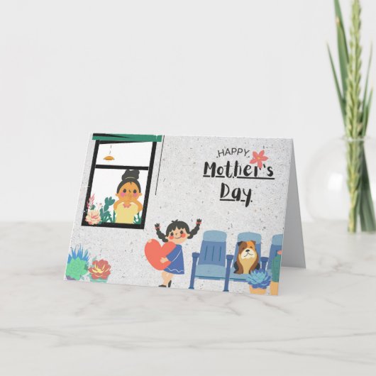 BESTE MAMA IN DER WELTMUTTER-TAGESKARTE DANKESKARTE (Vorderseite)