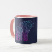 Beste Mama in der WeltTasse - Elefant-Tasse Tasse (Vorderseite Links)