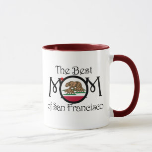 Beste Mama in San Francisco mit zwei Drehkreuzen 1 Tasse