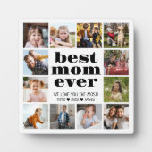Beste Mama je 12 FotoCollage Fotoplatte (Vorderseite)