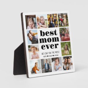 Beste Mama je 12 FotoCollage Fotoplatte