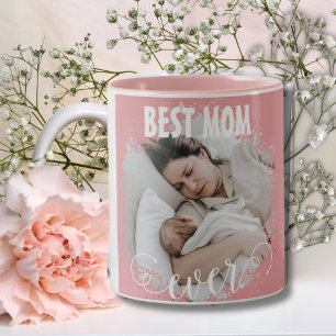 Beste Mama je 20xx Foto Zweifarbige Tasse