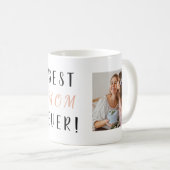 Beste Mama je | 2 Square Fotos Kaffee Tasse (VorderseiteRechts)