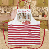 Beste Mama je 3 Foto Collage Modern Mothers Day Schürze