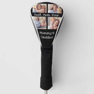 Beste Mama je 4 Foto Collage Fun Mommys Caddies Golf Headcover
