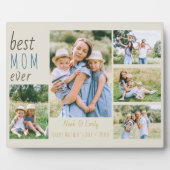 Beste Mama je 5 Fotomaterial Personalisiert Stone Fotoplatte (Vorderseite)