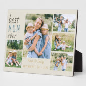 Beste Mama je 5 Fotomaterial Personalisiert Stone Fotoplatte (Seite)