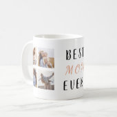 Beste Mama je | 5 Square Fotos Kaffee Tasse (Vorderseite Links)