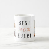 Beste Mama je | 5 Square Fotos Kaffee Tasse (Mittel)