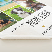 Beste Mama je 6 Foto Collage Gold Herz Sherpadecke (3/4)