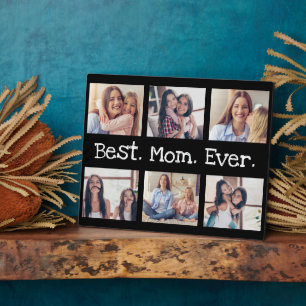 Beste Mama je 6 Foto Collage Personalisiert Spaß Fotoplatte