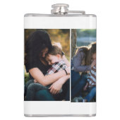 Beste Mama je 6 Fotocollage Muttertag Flachmann (Rückseite)