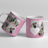 Beste Mama je 7 Foto Collage personalisiert Kaffeetasse