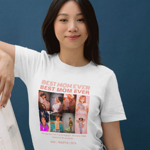 Beste Mama je 8 benutzerdefiniertes Sangria Filter T-Shirt