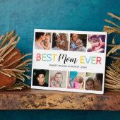 Beste Mama je 8 Foto Collage Plaque Fotoplatte (Seite)