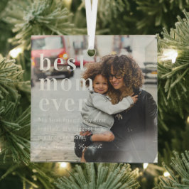 Beste Mama je | Angebot und Foto Ornament Aus Glas