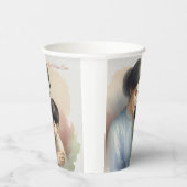 Beste Mama je Aquarellbilder Pappbecher (Rechts)