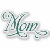 Beste MAMA je Aufkleber (Vorderseite)