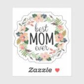 Beste Mama je Aufkleber (Blatt)