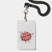 Beste Mama je Ausweis (Rückseite mit Lanyard)