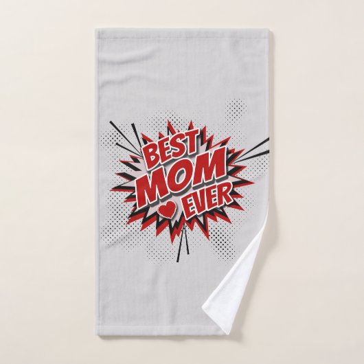 Beste Mama je Badhandtuch Set (Handtuch)