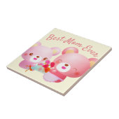 Beste Mama je Bären Fliese (Seite)