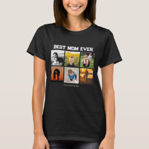 Beste Mama je benutzerdefinierbare Namen und Bilde T-Shirt