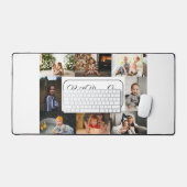 Beste Mama je benutzerdefiniert 8 FotoCollage Schreibtischunterlage (Tastatur & Maus)